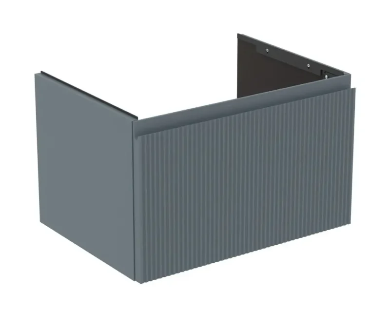 Ideal Standard Finesse - izlietnes skapītis, 60x44x38 cm, 1 atvilktne, rievots matēts ashblue E3382UQ