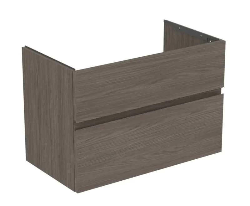 Ideal Standard Finesse - izlietnes skapītis, 80x44x55 cm, 2 atvilktnes, Dark Elm E3387UR