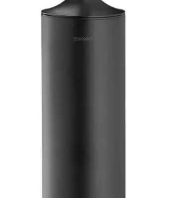 Duravit Starck T - stāvoša tualetes birste, melni matēta 0099454600