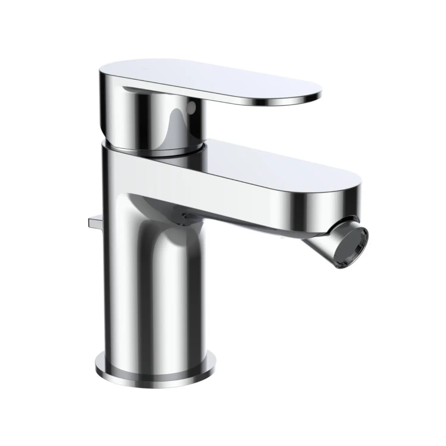 Laufen Neja - bideta maisītājs ar noteci, hromēts H3415110041111