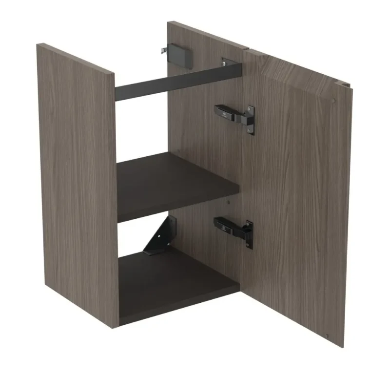 Ideal Standard Finesse - izlietnes apakškabinets, 35x31x55 cm, 1 durvis, eņģes labajā pusē, Dark Elm E3403UR