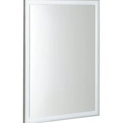 Sapho Luminar - rāmja spogulis ar LED apgaismojumu, 60x80 cm, hroms NL557