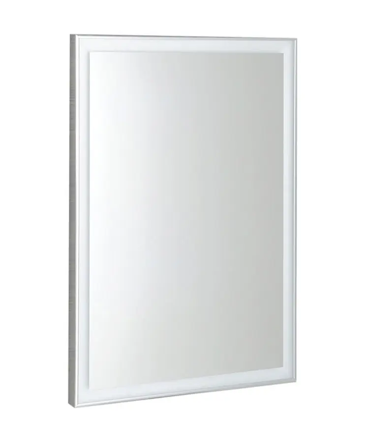 Sapho Luminar - rāmja spogulis ar LED apgaismojumu, 60x80 cm, hroms NL557