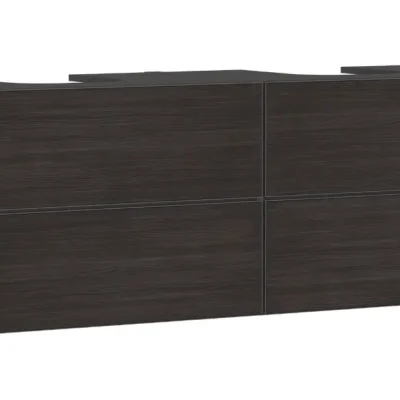 Hansgrohe Xevolos E - izlietnes apakšskapītis 157x56x55 cm, 4 atvilktnes, matēti pelēks/tumšs ozols 54201730