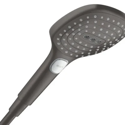 Hansgrohe Raindance Select E - rokas duša, 3 strūklas veidi, EcoSmart, hroms melns birstēts 28728340