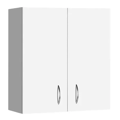 Aqualine Simplex Eco - augšējais skapītis 60x60x24 cm, 2 durvis, balts SIME535