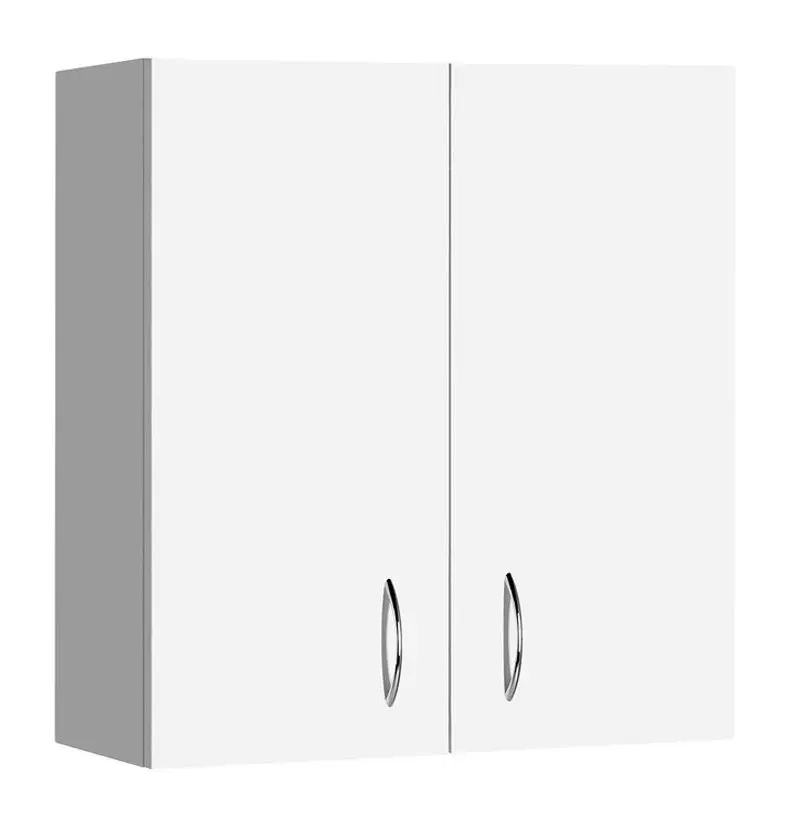 Aqualine Simplex Eco - augšējais skapītis 60x60x24 cm, 2 durvis, balts SIME535