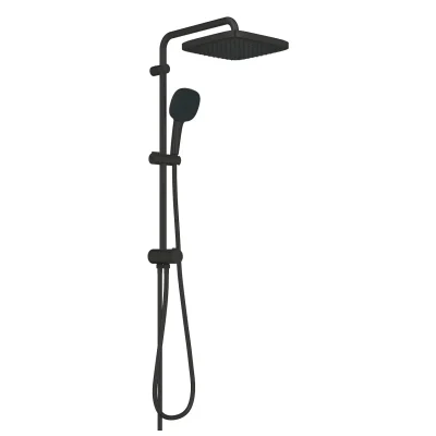 Grohe Vitalio Comfort - dušas komplekts bez maisītāja, 25x25 cm, 2 strūklu veidi, matēti melns 266982431