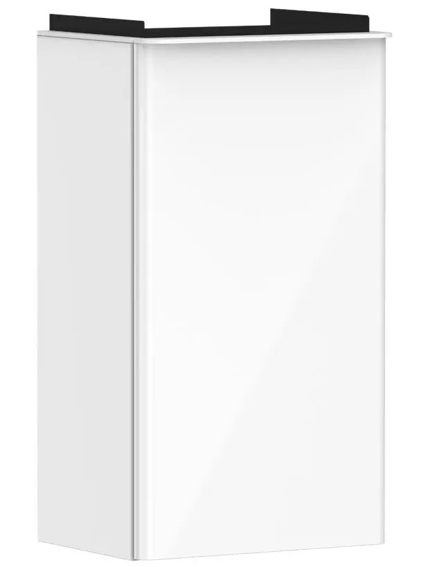 Hansgrohe Xelu Q - izlietnes skapītis, 63x34x27 cm, 1 durvis, eņģes kreisajā pusē, spīdīgi balts/matēti balts 54011700