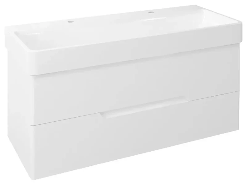 Sapho Mediena - izlietnes skapītis 117x51x49 cm, balts matēts MD120