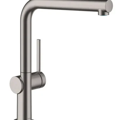 Hansgrohe M54 - virtuves maisītājs Talis, hroms melns birstēts 72840340