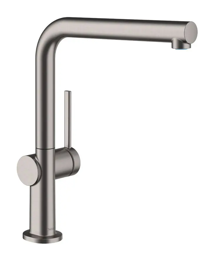Hansgrohe M54 - virtuves maisītājs Talis, hroms melns birstēts 72840340