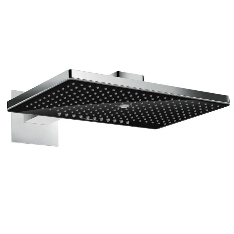 Hansgrohe Rainmaker Select - galvas duša 460, izvirzījums 46 cm, 3 strūklas, melns / hromēts 24007600