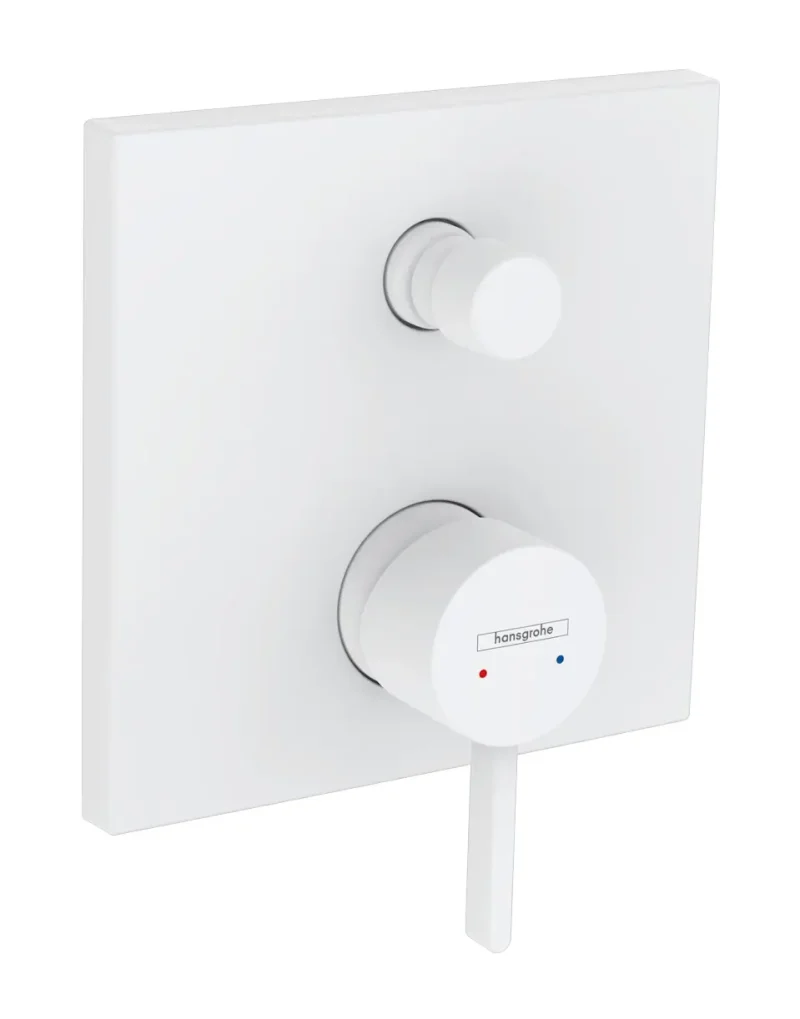 Hansgrohe Finoris - vannas maisītājs - zemapmetuma, 2 patērētājiem, balts matēts 76416700
