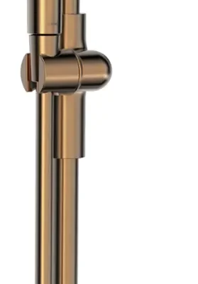 Hansa Aurelia - rokas dušas, stieņa un šļūtenes komplekts, 3 strūklas veidi, matēta bronza 4715013081