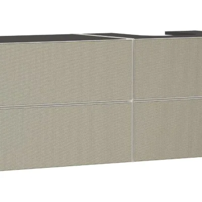 Hansgrohe Xevolos E - izlietnes skapītis 137x56x55 cm, 4 atvilktnes, matēti bēšs/bronza 54240390