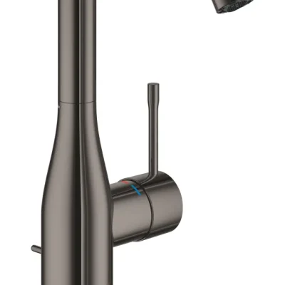Grohe Essence - izlietnes vienas sviras maisītājs L, Hard Graphite 32628A01
