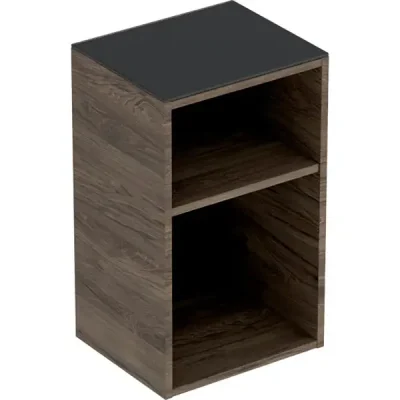 Geberit Smyle Square - sānu skapis, atvērts, Hickory riekstkoks 500.358.JR.1