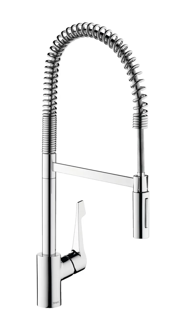 Hansgrohe Cento - virtuves izlietnes maisītājs XXL, Semi-Pro ar elastīgu roku, EcoSmart, hromēts 14806000