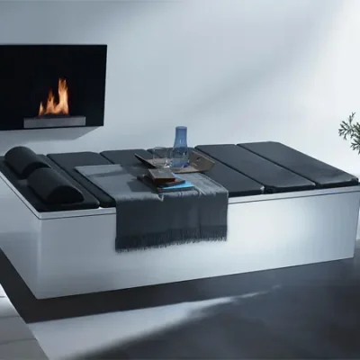 Kaldewei piederumi - relaksācijas guļamkrēsls 1900 x 900 mm antracīta 689710110000