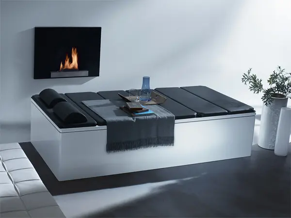 Kaldewei piederumi - relaksācijas guļamkrēsls 1900 x 900 mm antracīta 689710110000
