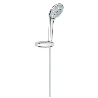 Grohe Euphoria - sienas turētāja komplekts Champagne 110, turētājs un šļūtene, 3 strūklas veidi, hroms 27355000