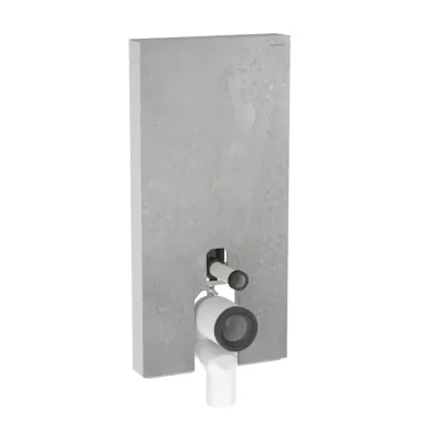 Geberit Monolith - sanitārais modulis stāvošam WC, 101 cm, pieslēgums apakšā, melns 131.002.JV.5
