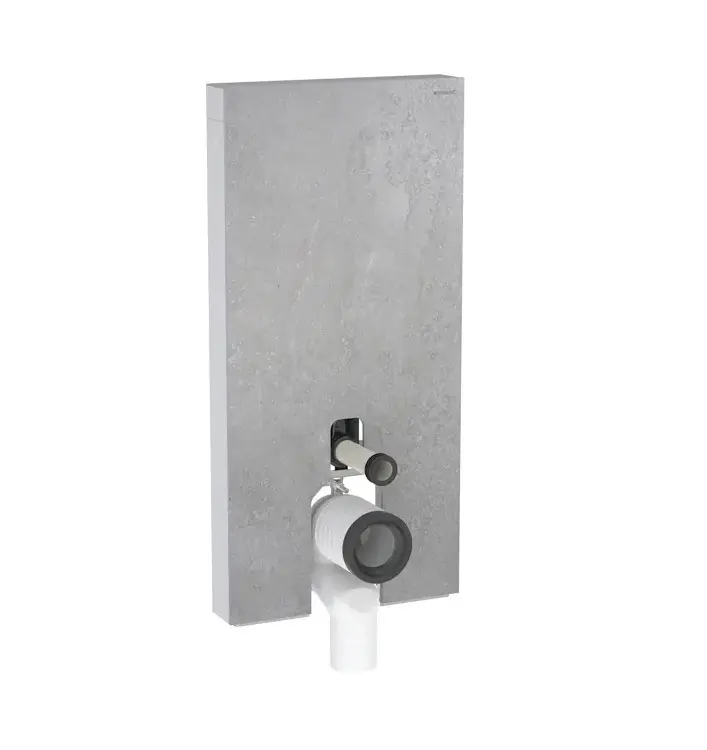 Geberit Monolith - sanitārais modulis stāvošam WC, 101 cm, pieslēgums apakšā, melns 131.002.JV.5