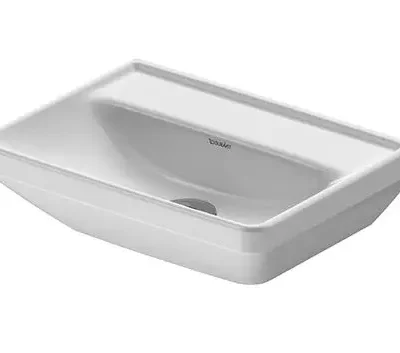 Duravit D-Neo - rokas izlietne 45x34 cm, bez krāna cauruma, balta 0738450070