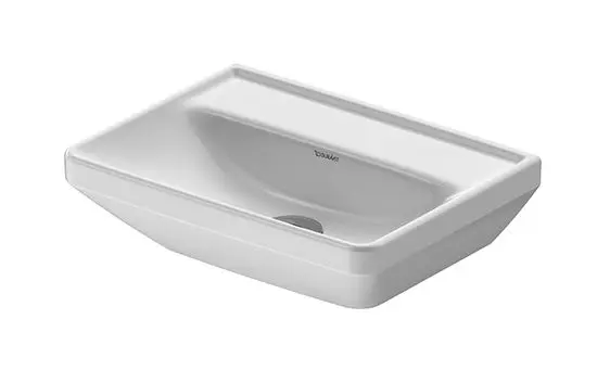 Duravit D-Neo - rokas izlietne 45x34 cm, bez krāna cauruma, balta 0738450070