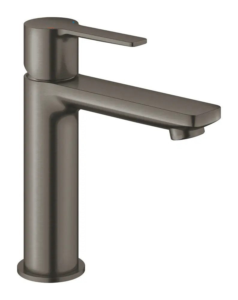 Grohe Lineare - izlietnes maisītājs ar Push-Open noteces komplektu, Hard Graphite matēts 23106AL1