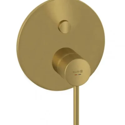 Kludi Bozz - zemapmetuma maisītājs, 2 patērētājiem, matēti zelts 38659N076