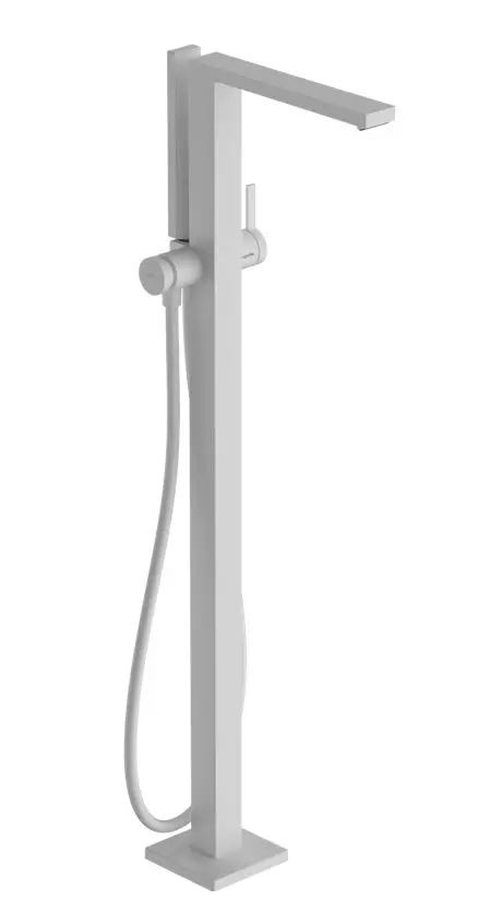 Hansgrohe Tecturis E - vannas maisītājs, grīdas montāža, balts matēts 73445700