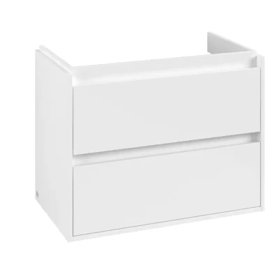 Villeroy & Boch Skyla - izlietnes skapītis, 77x60x44 cm, 2 atvilktnes, Brilliant White C79600VE