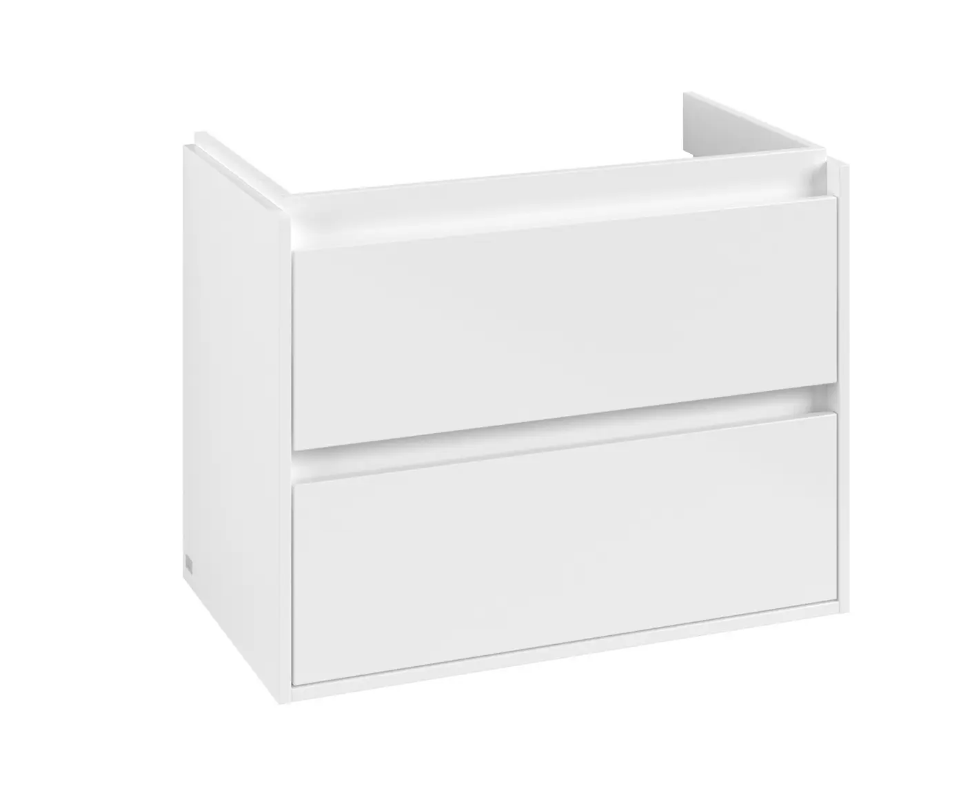 Villeroy & Boch Skyla - izlietnes skapītis, 77x60x44 cm, 2 atvilktnes, Brilliant White C79600VE