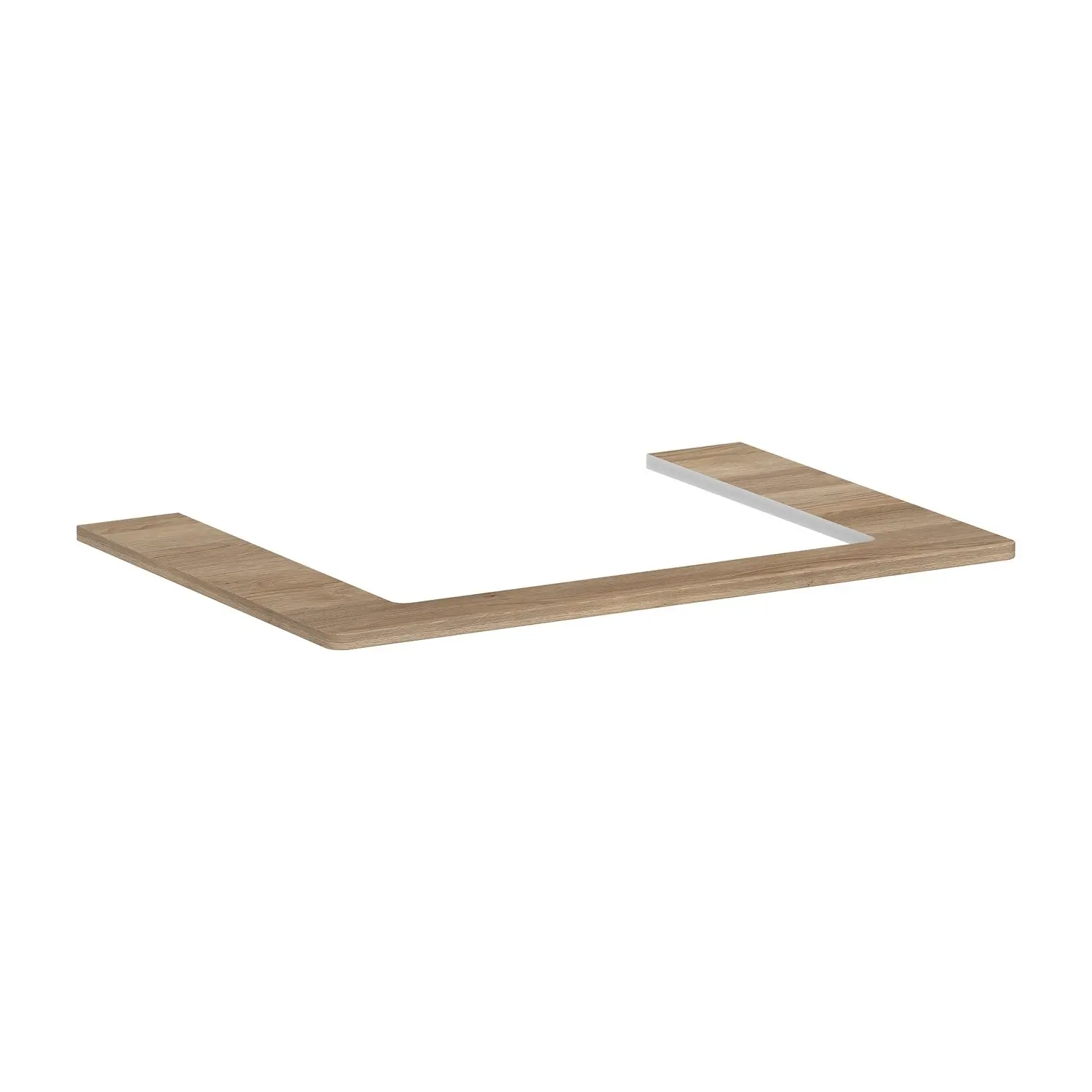 Hansgrohe Xelu Q - izlietnes virsma 78x55 cm, izgriezums vidū, dabīgs ozols 54109230