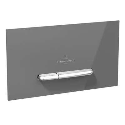 Villeroy & Boch ViConnect - vadības plate M300, matēts nerūsējošais tērauds / stikls - Glossy Grey 922160RA