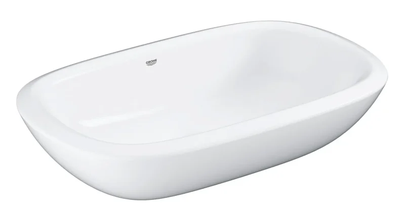 Grohe Eurostyle New - uzliekamā izlietne 50x38 cm, bez pārplūdes, PureGuard, HyperClean, alpinbalta 39216000