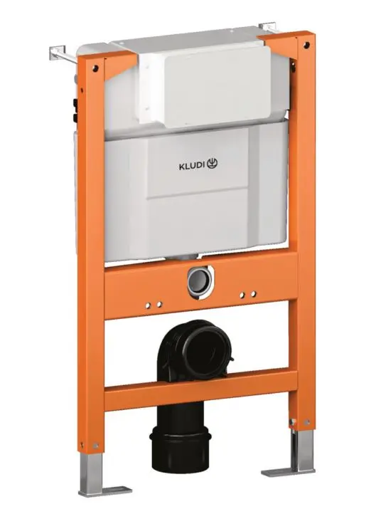 Kludi Unifix - priekšsienas elements sienas WC, augstums 82 cm 79100
