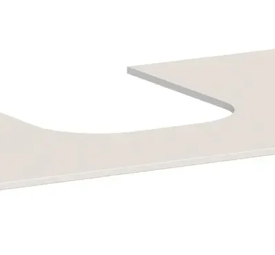 Hansgrohe Xevolos E - izlietnes virsma, 98x55 cm, izgriezums vidū, bēšs matēts 54209780
