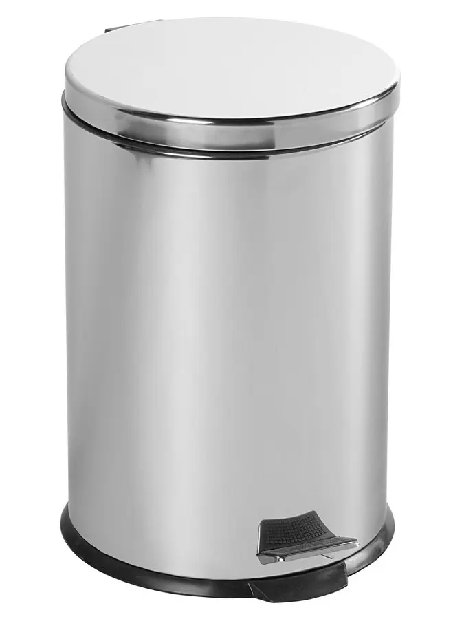 Aqualine Simple Line - atkritumu tvertne 20 l, pulēts nerūsējošais tērauds 27120