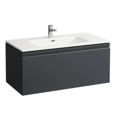 Laufen Pro S - izlietne ar zemizlietnes skapi, 100x50 cm, 1 atvilktne, grafīta matēts H8609654801041