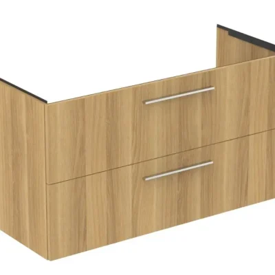 Ideal Standard i.Life B - izlietnes apakšskapītis, 63x120x51 cm, 2 atvilktnes, dabīgs ozols T5514NX