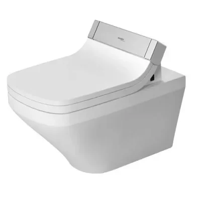 Duravit DuraStyle - pie sienas stiprināms WC SensoWash, ar HygieneGlaze, Alpu balts 2537592000