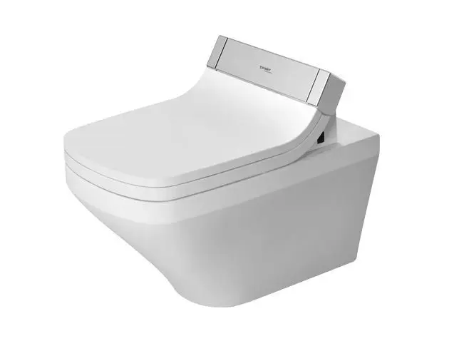 Duravit DuraStyle - pie sienas stiprināms WC SensoWash, ar HygieneGlaze, Alpu balts 2537592000