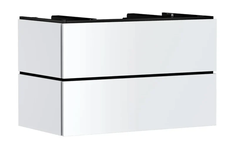 Hansgrohe Xilesa E - izlietnes apakškabinets, 62x98x55 cm, 2 atvilktnes, matēti balts 54301700
