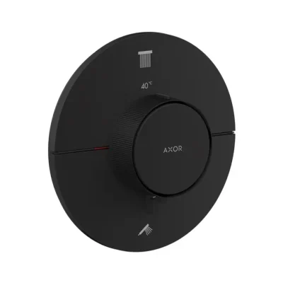Axor ShowerSelect ID - zemapmetuma termostata maisītājs, 2 patērētājiem, matēti melns 36750670