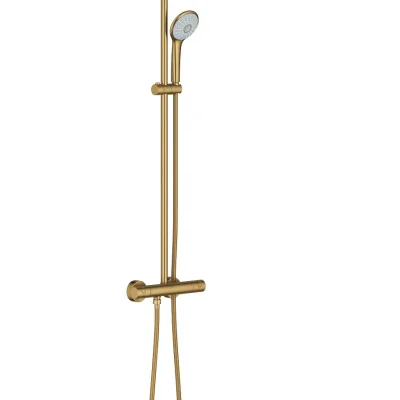 Grohe Euphoria - dušas komplekts 310 ar termostatu, 3 strūklas veidi, Cool Sunrise matēts 26075GN0