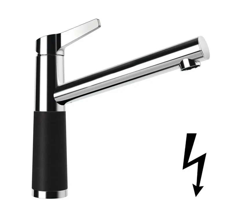 SCHOCK SC-510 - virtuves izlietnes maisītājs, Nero/hroms 554003GNE