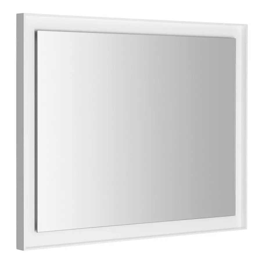 Sapho Flut - spogulis Flut ar LED apgaismojumu 90x70 cm, balts FT090